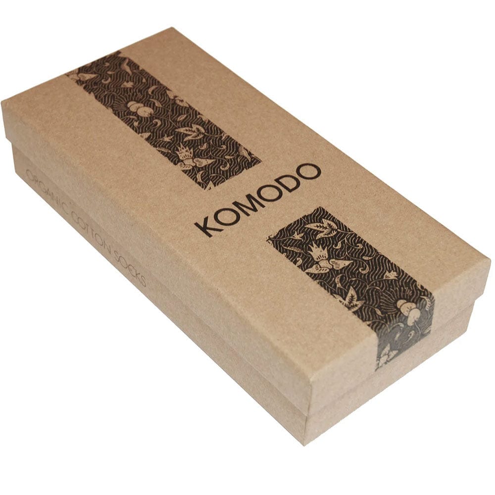 Komodo Organic Cotton Socks Gift Box - Classic Twist