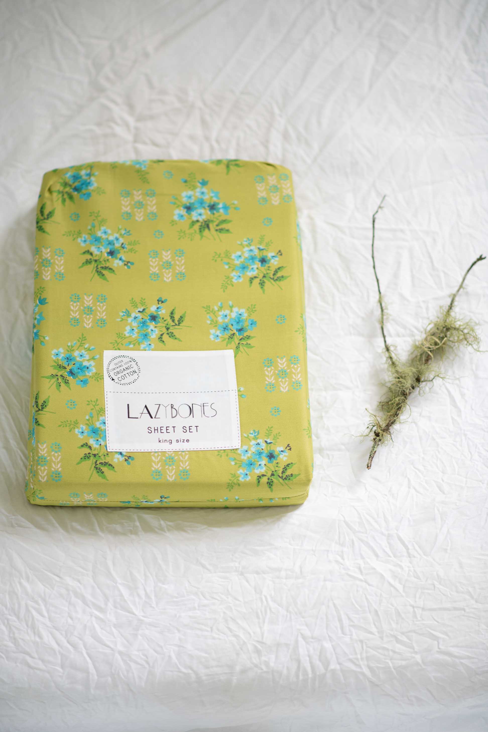 Lazybones Organic Cotton Sheet Set - Avonlea