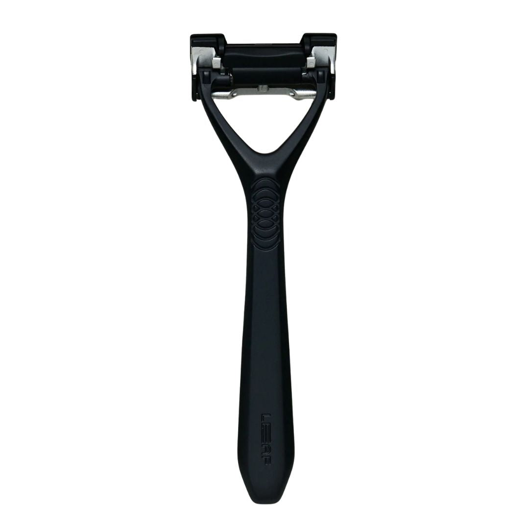 Leaf Shave 2-Blade Reusable Pivoting Safety Razor (10pk Blades)
