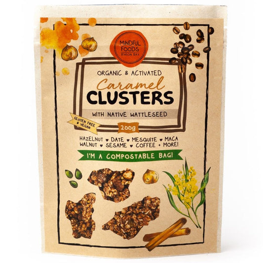 Mindful Foods Clusters - Caramel Wattleseed 200g