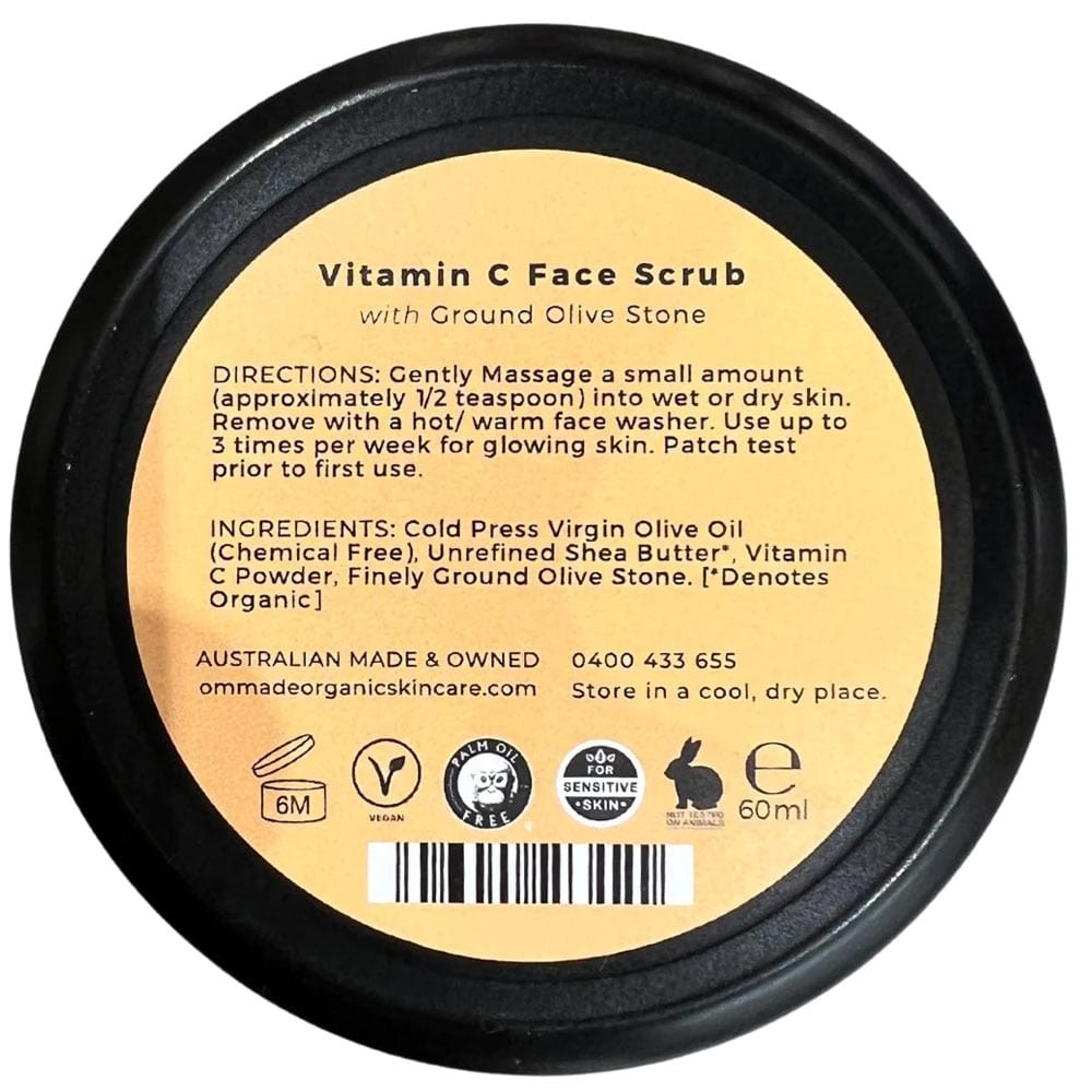 OmMade Vitamin C Face Scrub 60ml