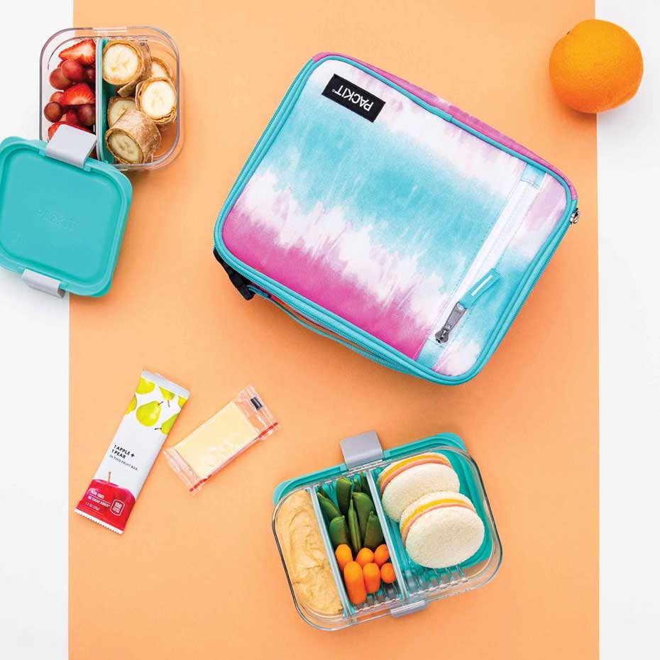 PackIt Freezable Classic Insulated Lunch Box - Tie Dye Sorbet
