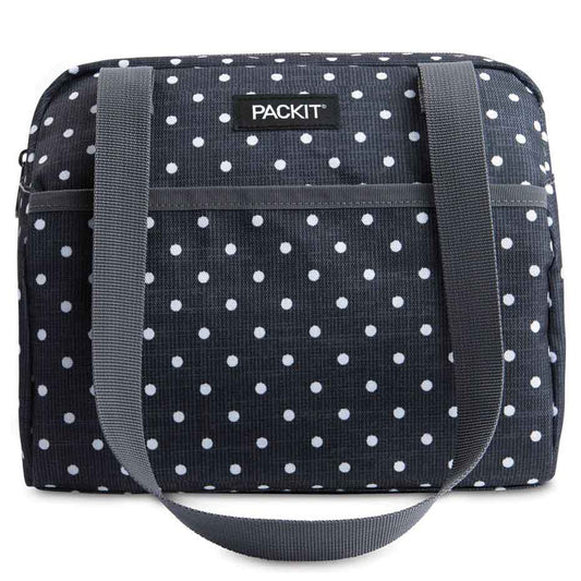 PackIt Freezable Hampton Insulated Lunch Bag - Polka Dot