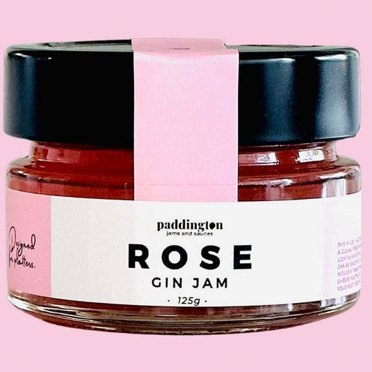 Paddington Jams Platter Size - Rose Gin Jam 125g