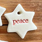 Paper Boat Press Mini Ceramic Decoration - Star (One)