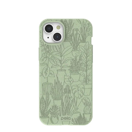 Pela Eco-Friendly Phone Case iPhone 15 PLUS - Sage Green Oasis