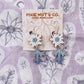 Pixie Nut and Co Flannel Flower Earrings