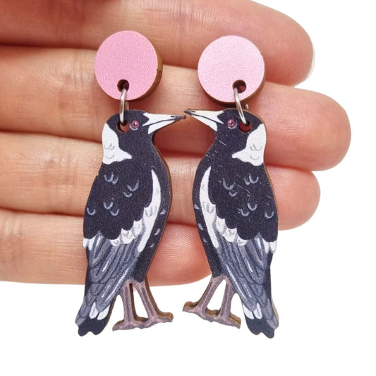 Pixie Nut and Co Magpie Earrings