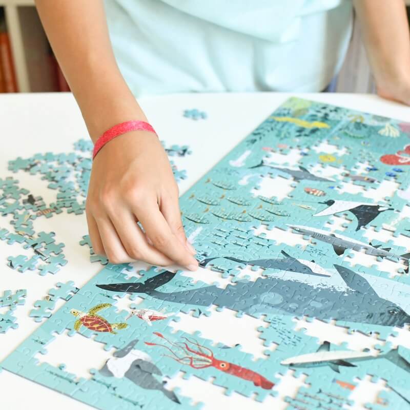 Poppik Discovery Jigsaw Puzzle 500 Piece - Oceans