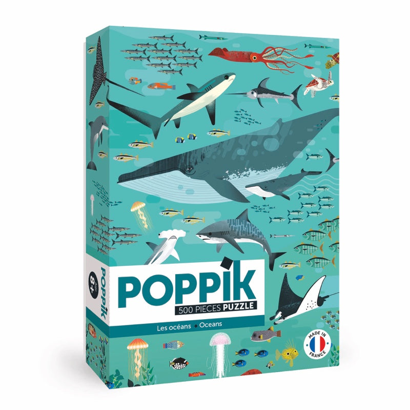 Poppik Discovery Jigsaw Puzzle 500 Piece - Oceans