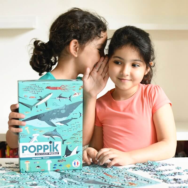 Poppik Discovery Jigsaw Puzzle 500 Piece - Oceans