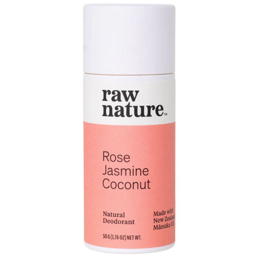 Raw Nature Deodorant Stick 50g - Rose, Jasmine & Coconut