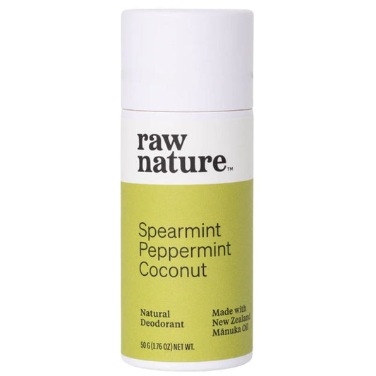 Raw Nature Deodorant Stick 50g - Spearmint, Peppermint & Coconut