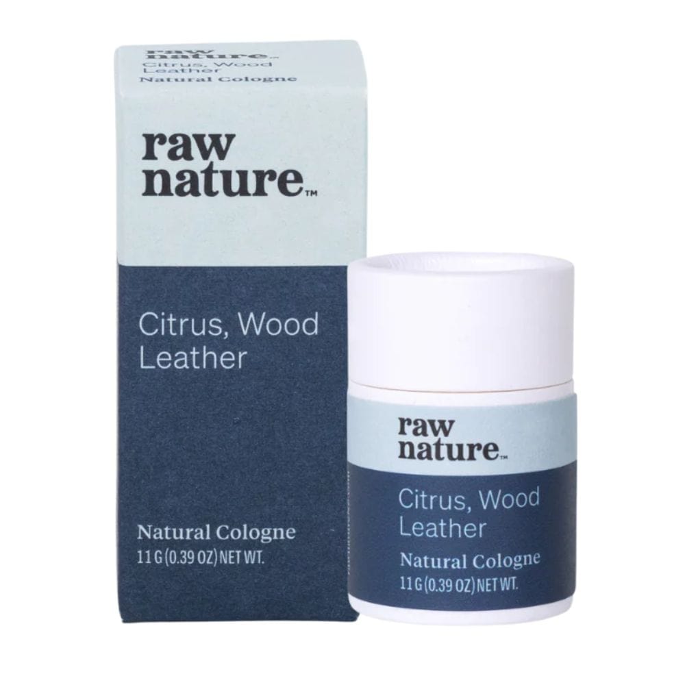 Raw Nature Natural Perfume Stick 11g - Citrus, Wood & Leather