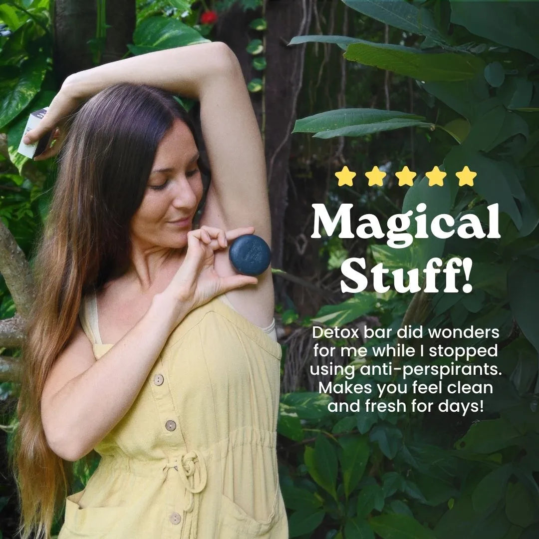 Raw Nature Armpit Detox Charcoal Soap Bar 70g