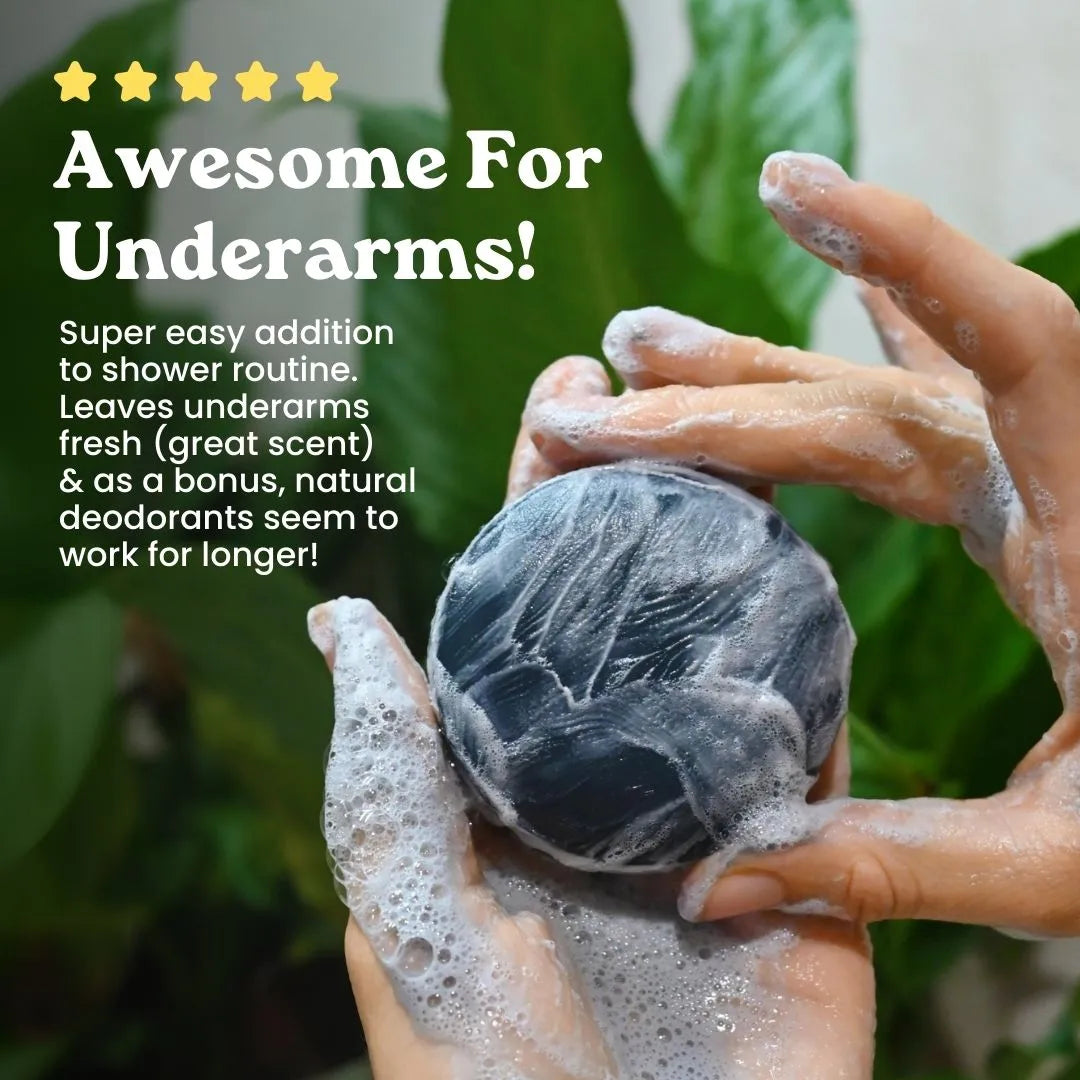 Raw Nature Armpit Detox Charcoal Soap Bar 70g