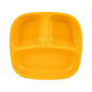 Re-Play Divided Plate Single Sunny Yellow