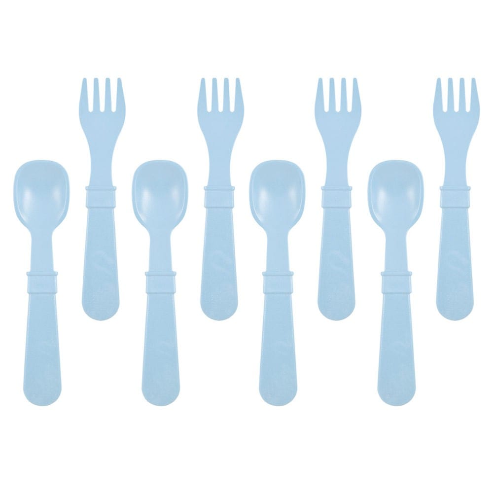 Re-Play Recycled Utensils (8pk) Ice Blue
