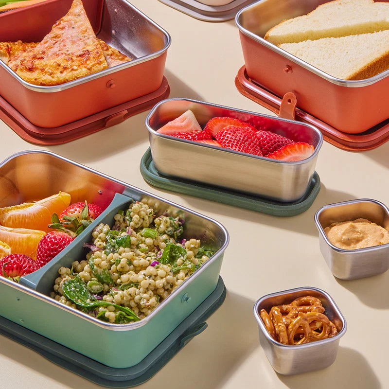 Klean Kanteen Stainless Steel Rise Food Half Snack Box 83ml | Microwave, Oven & Freezer Safe
