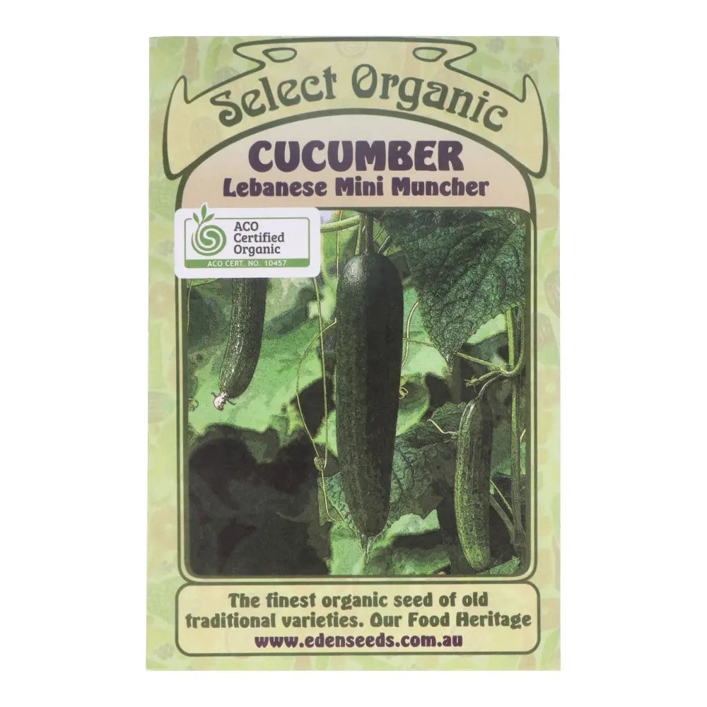 Select Organic Seeds - Lebanese Mini Muncher