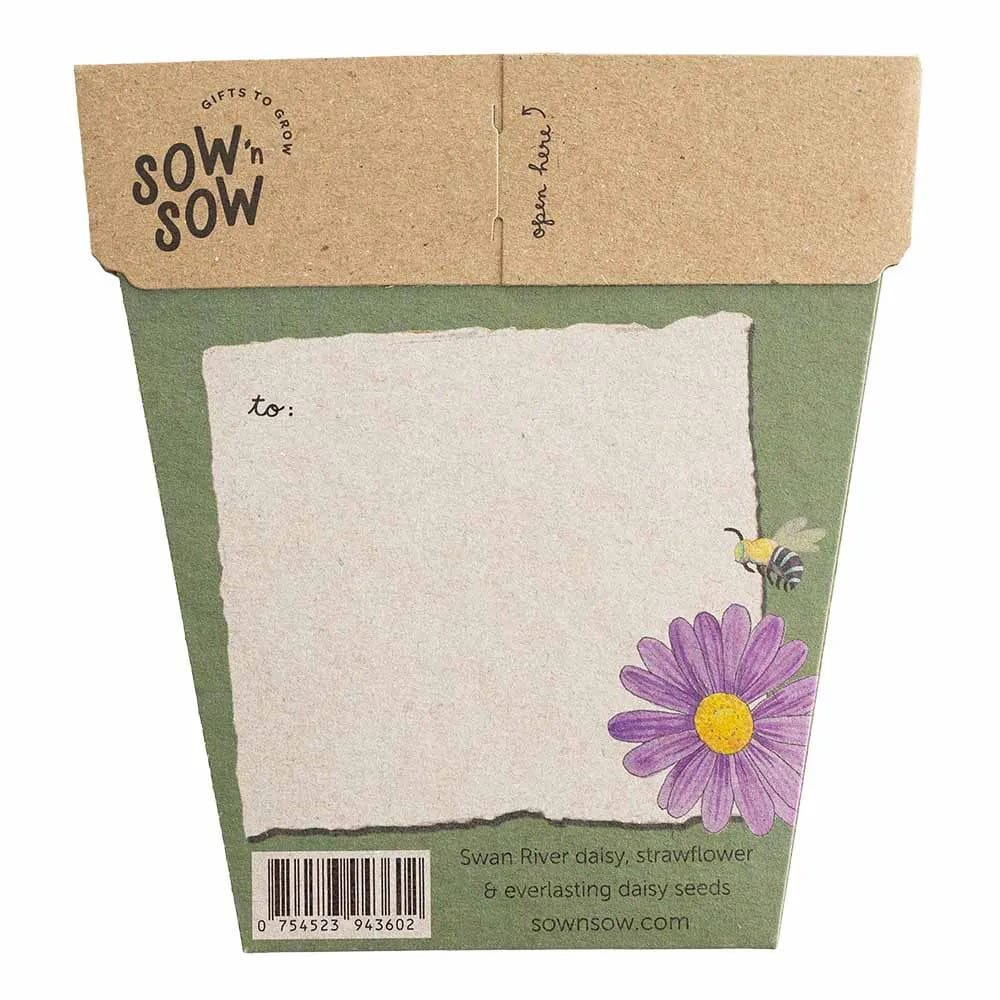 Sow 'n Sow Gift Of Seeds Greeting Card - Birthday Wishes Australian Native