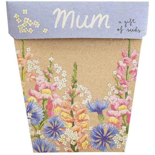 Sow 'n Sow Gift of Seeds Greeting Card - Mum