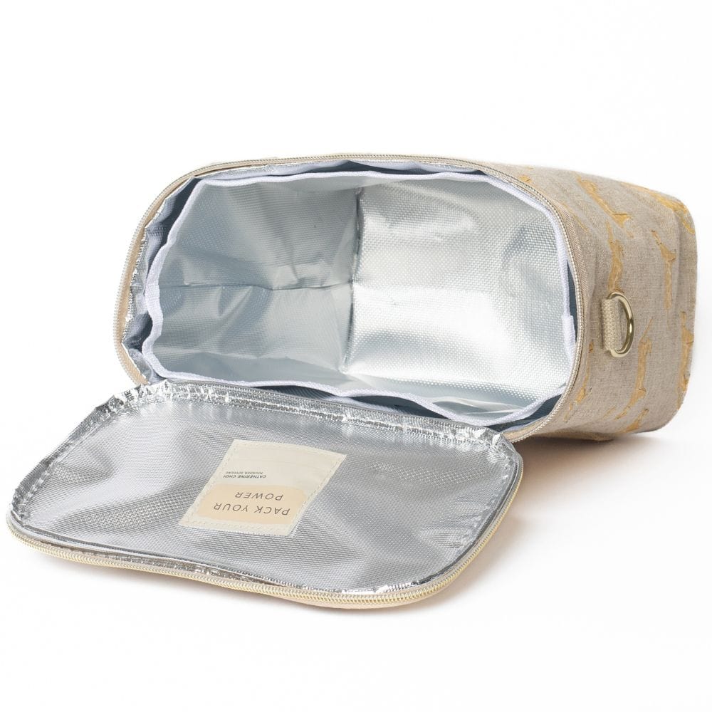SoYoung Raw Linen Lunch Poche