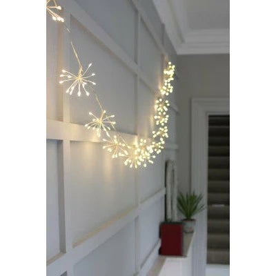 Lumina Indoor & Outdoor Starburst Chain Lights - Plug in