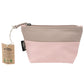 Terra Thread Honua Canvas Cosmetic Pouch Mixed Double Pink and Sand