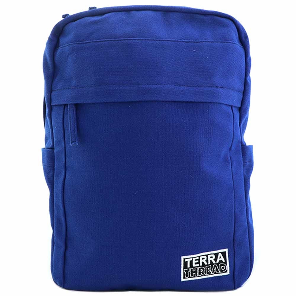 Terra Thread Organic Cotton Earth Backpack Tidal Blue