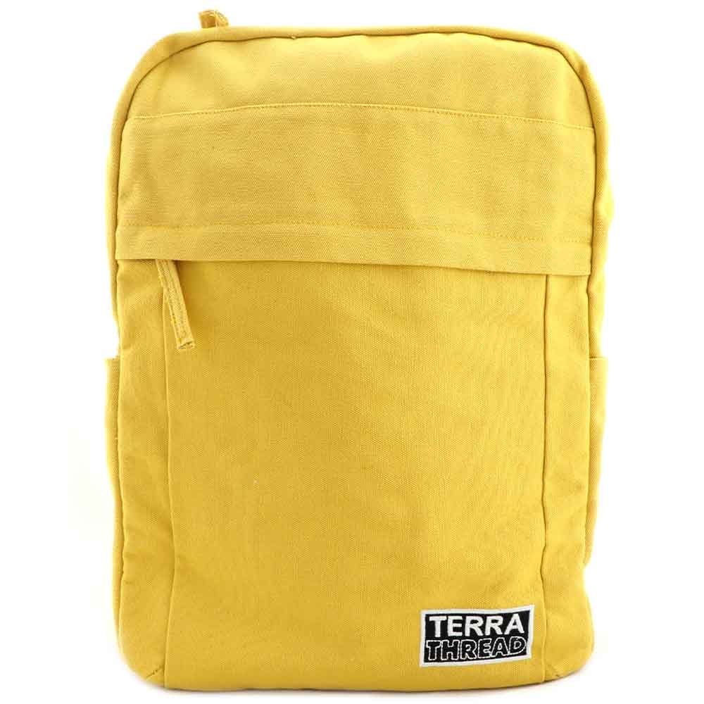 Terra Thread Organic Cotton Earth Backpack Mustard Yellow