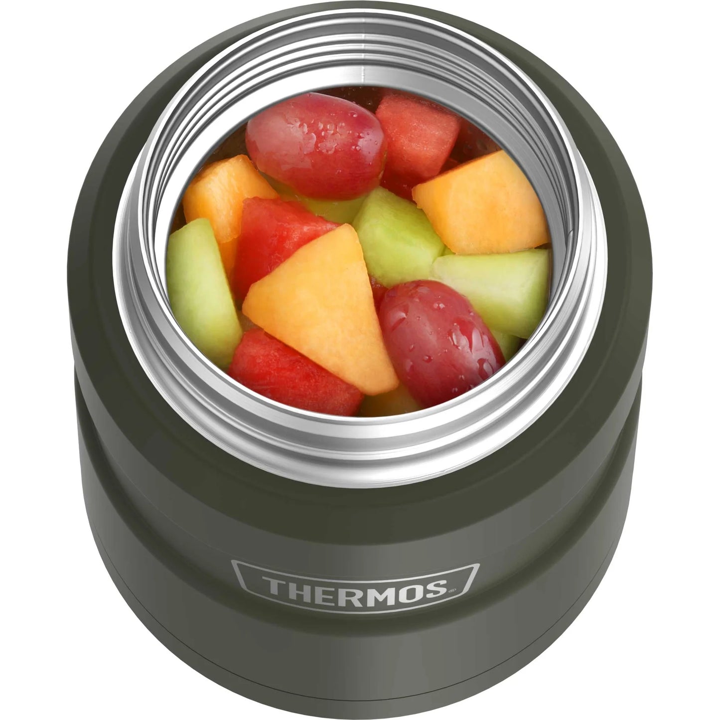 Thermos King Stainless Steel Insulated Food Jar With Folding spoon 470ml