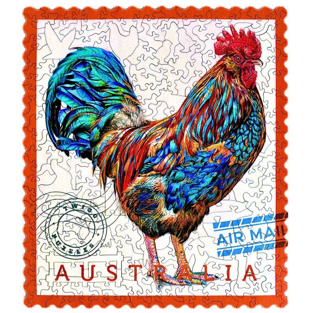 Twigg Puzzle Wooden Jigsaw Puzzle 202 Pieces - Chook