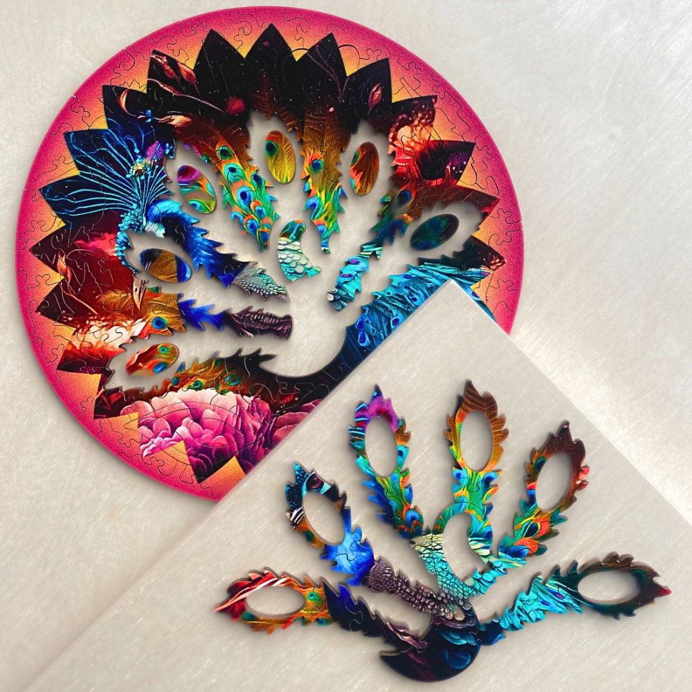 Twigg Puzzle Wooden Jigsaw Puzzle 118 Pieces - Penelope Peacock