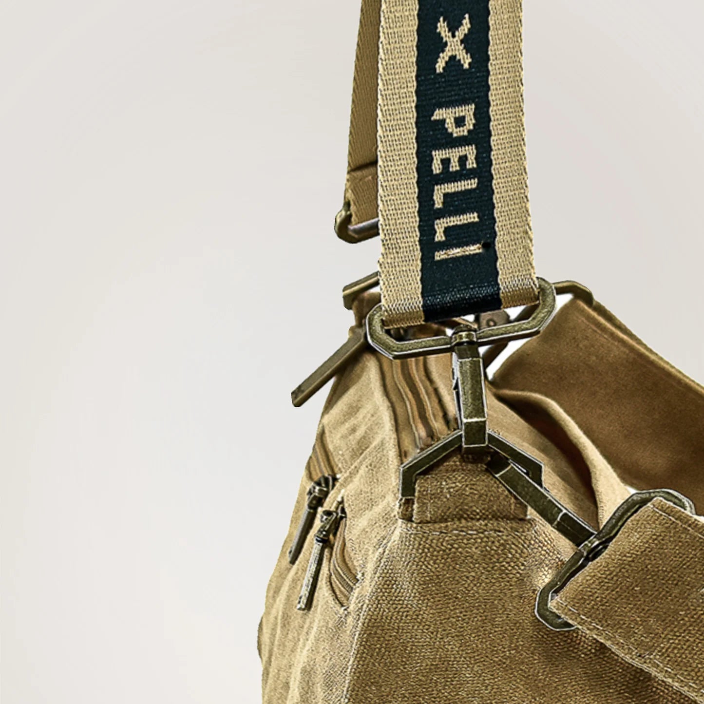 Pelli Wanderer Waxed Canvas Crossbody Bag