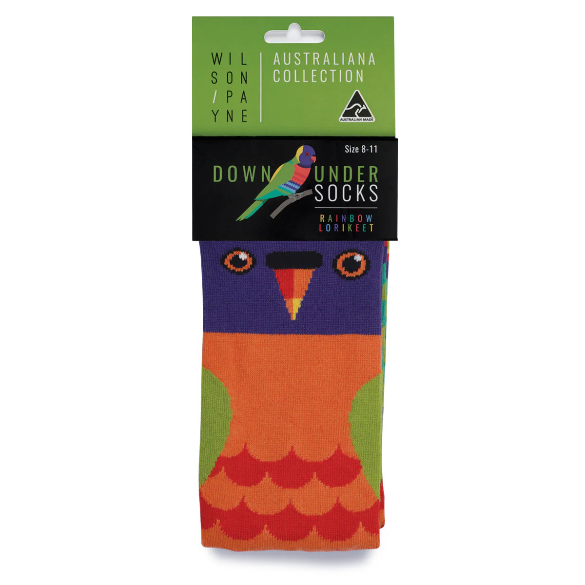 Wilson Payne Down Under Socks - Rainbow Lorikeet
