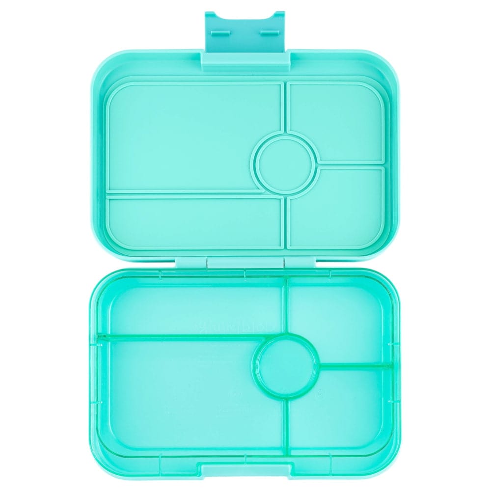 Yumbox Lunch Box Tapas 5 Compartment Bali Aqua (Clear Blue Tray)