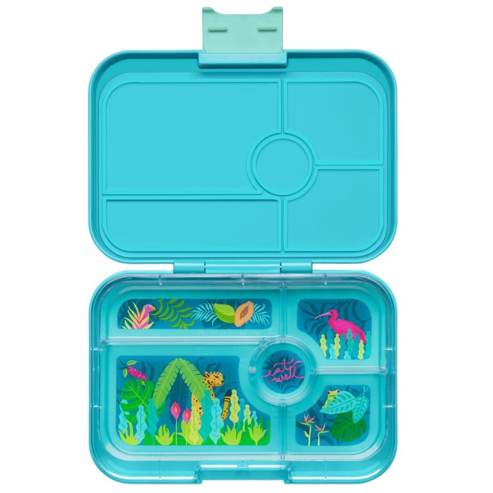 Yumbox Lunch Box Tapas 5 Compartment Antibes Blue (Jungle)