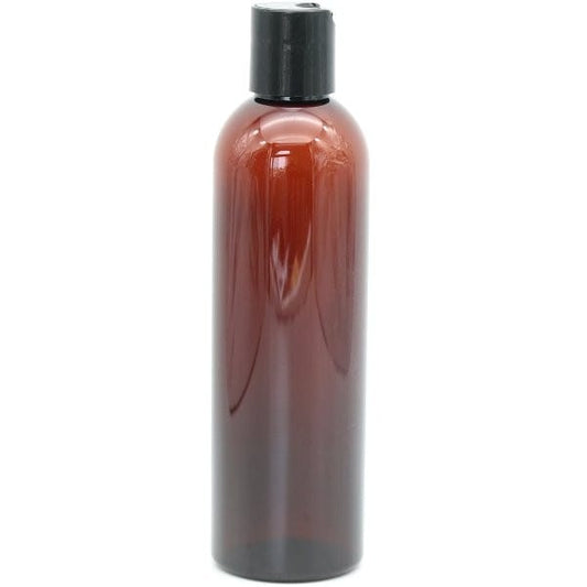 Amber PET Plastic Disc-cap Bottle - 250ml