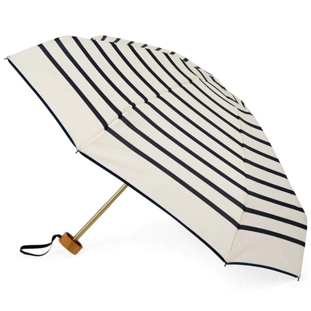 ANATOLE Striped Micro Umbrella Navy Stripes HENRI