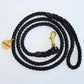 Animals In Charge All Weather Rope Leash - Midnight Black Brass