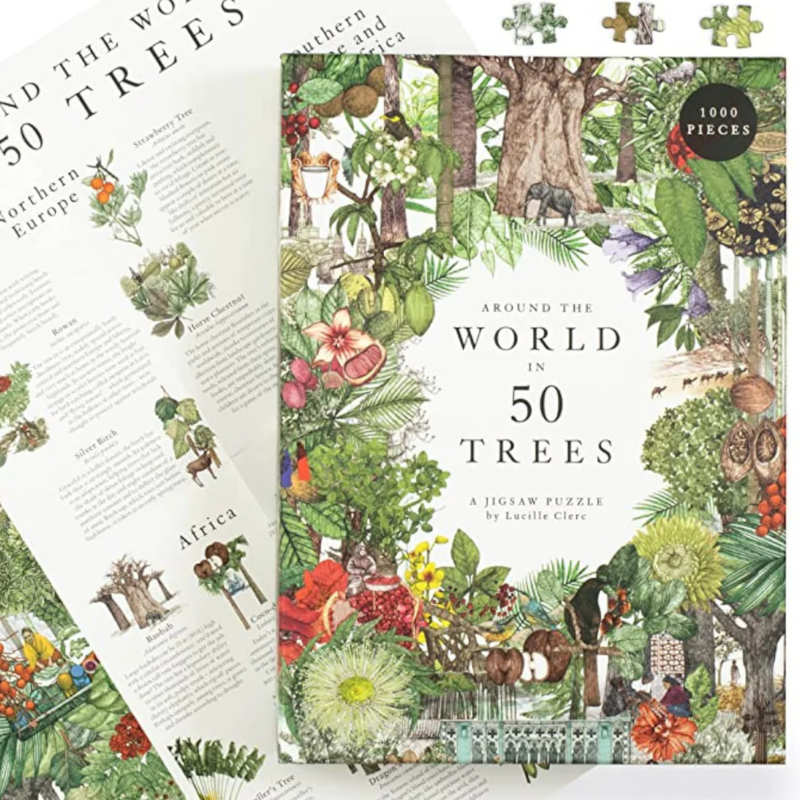 Around The World In 50 Trees Jigsaw Puzzle