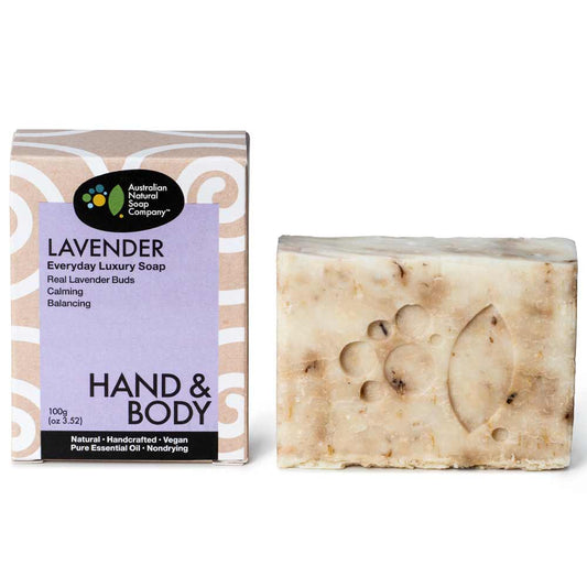 Australian Natural Soap Company Hand & Body Soap Bar - Lavender