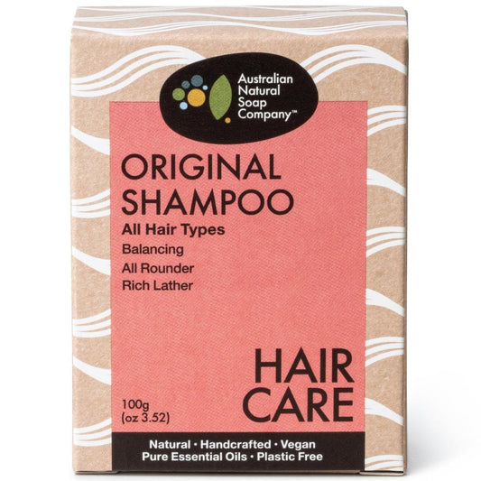 Australian Natural Soap Company Solid Original Shampoo - All Hair Types 100g
