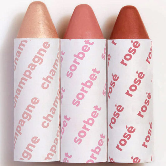 Axiology Lip-To-Lid Balmie Trio Set - Cotton Candy Skies