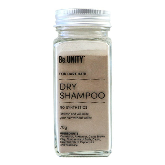 Be.UNITY Dry Shampoo with Shaker - Dark