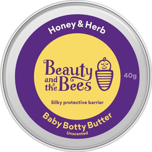 Beauty & the Bees Honey & Herb Baby Botty Butter 40g - Unscented