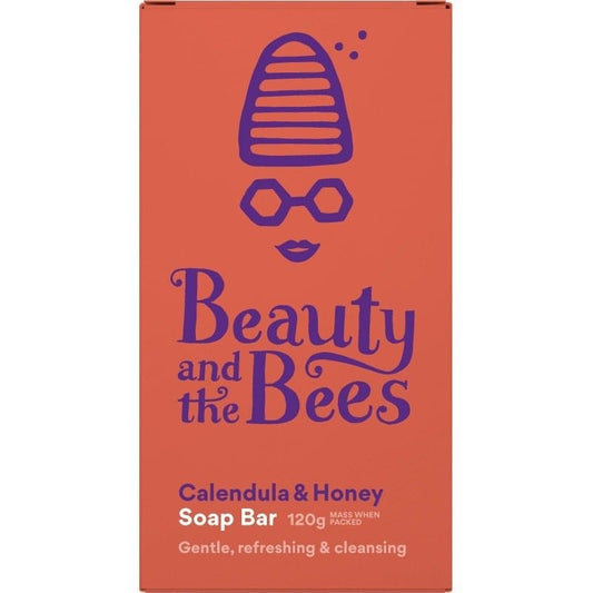Beauty & the Bees Real Soap Bar 120g - Calendula & Honey