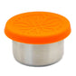 Biome Stainless Steel Nesting Containers Orange Lids - Set of 5