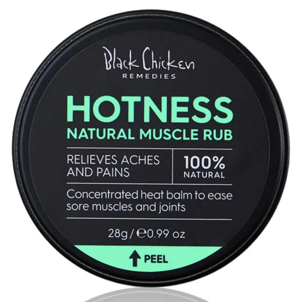 Black Chicken Remedies Hotness Natural Muscle Rub 28g